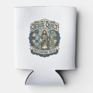 Rafraîchisseur Pour Canette Patchwork Jésus Foi Patchwork Jésus