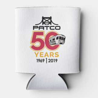 Rafraîchisseur Pour Canette PATCO 50th Anniversary Logo Design Can Cooler