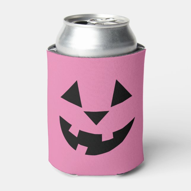 Rafraîchisseur Pour Canette Pâte à refroidissement Jack O'Lantern rose (Can devant)