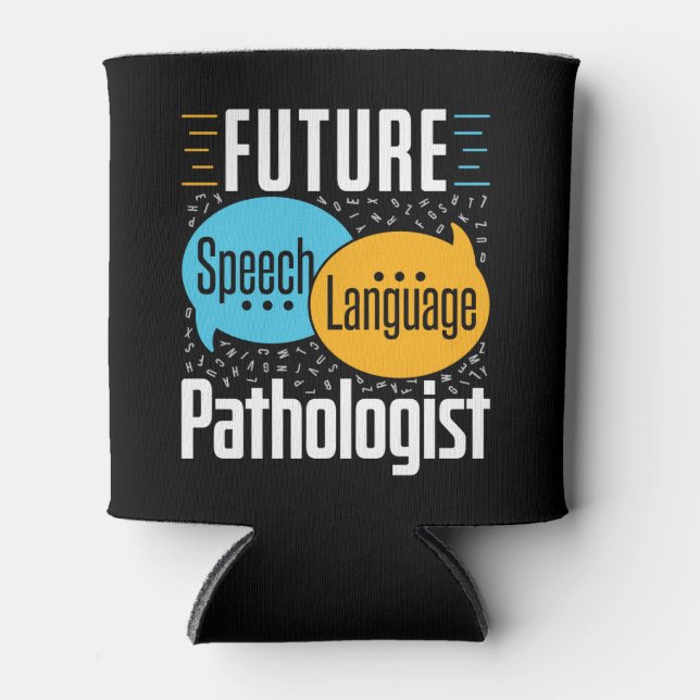 Rafraîchisseur Pour Canette Pathologiste du futur langage SLP (Devant)