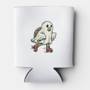 Rafraîchisseur Pour Canette Patin à roulettes Tortue Fantôme Halloween Vintage