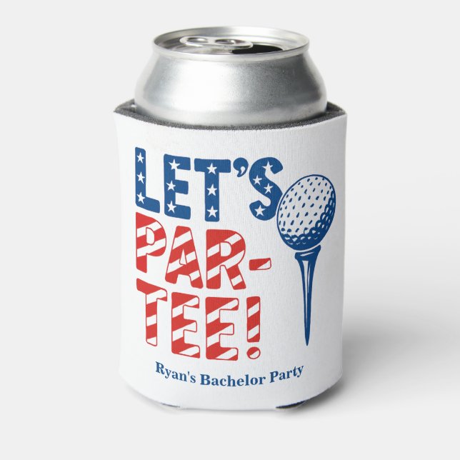 Rafraîchisseur Pour Canette Patriotique "Par-Tee !" Golf Can Cooler (Can Dos)
