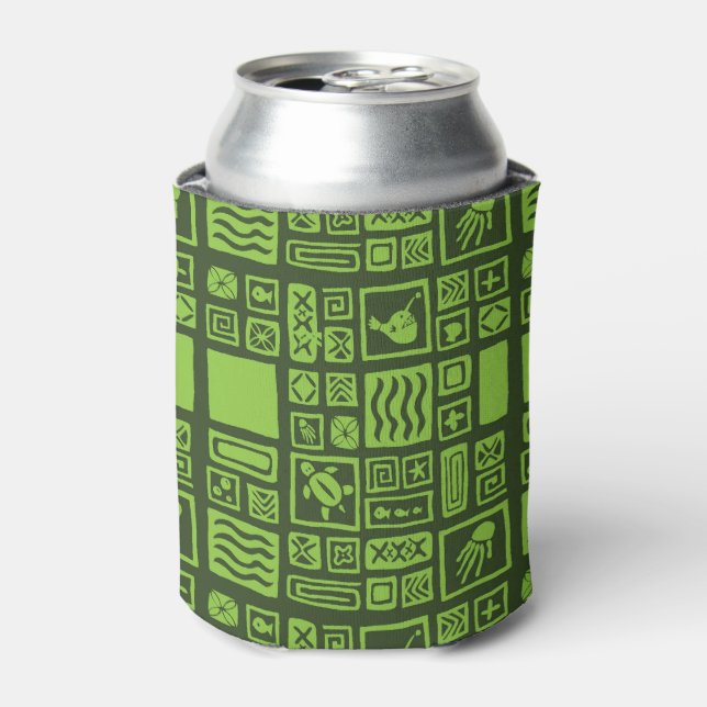 Rafraîchisseur Pour Canette Pattern de Tiki (Can devant)