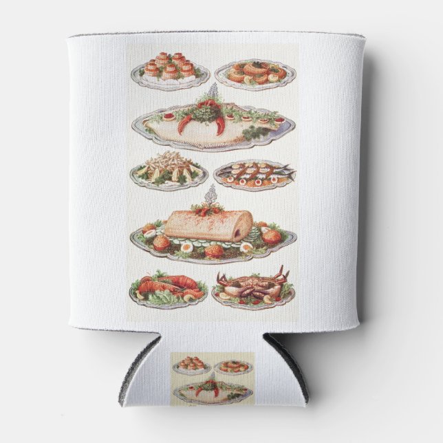 Rafraîchisseur Pour Canette Pattes d'huîtres de poisson, Turbot, Whitebait, Ma (Devant)