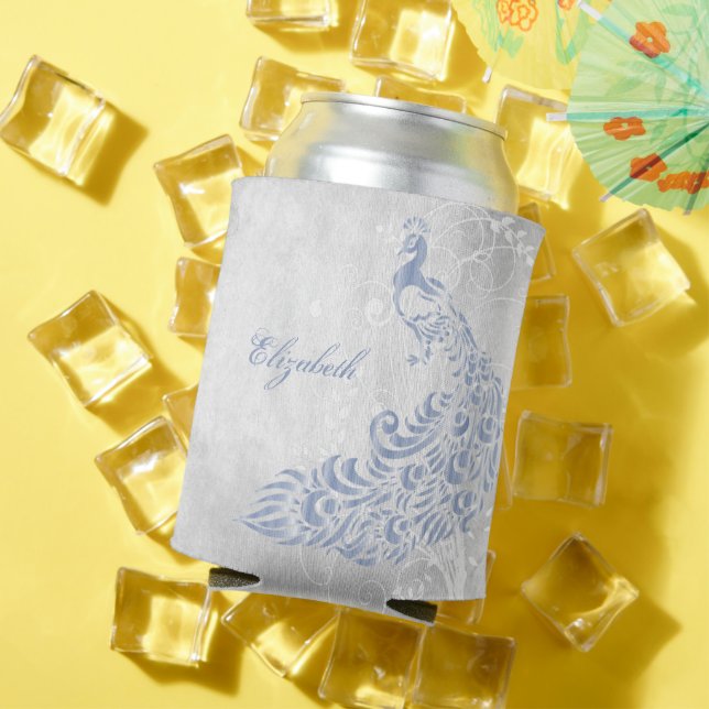 Rafraîchisseur Pour Canette Peacock Bleu clair Personnalisé Can Cooler (Été in situ)