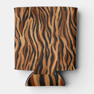 Rafraîchisseur Pour Canette Peau de tigre : motif sans couture dessiné à la ma