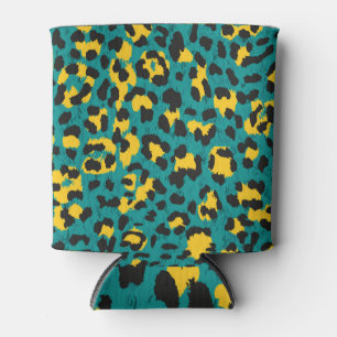 Rafraîchisseur Pour Canette Peau léopard : Motif de texture Vintage