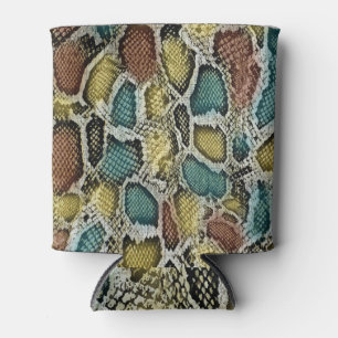 Rafraîchisseur Pour Canette Peaux de serpent colorées : conception transparent