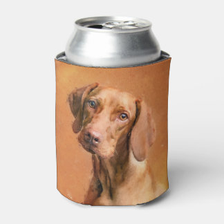 Rafraîchisseur Pour Canette Peinture d'art de Chien Vizsla en Hongrie
