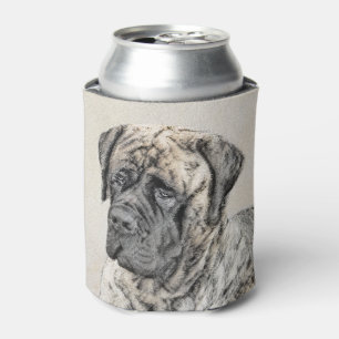 Rafraîchisseur Pour Canette Peinture mastiff anglaise (Brindle) - Dog Art