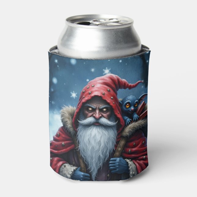 Rafraîchisseur Pour Canette Père Noël Frostbite et son elfe de malice. (Can devant)