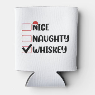 Rafraîchisseur Pour Canette Père Noël liste de Noël Whisky Gentil Vilain