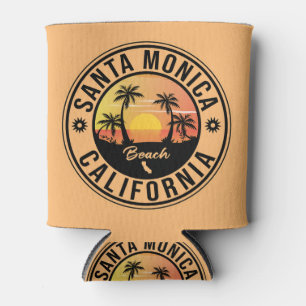 Rafraîchisseur Pour Canette Père Noël Monica California Sunset Vacances Souven