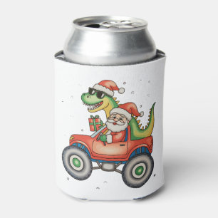 Rafraîchisseur Pour Canette Père Noël T Rex Dinosaur Monster Truck Noël Noël