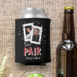 Rafraîchisseur Pour Canette Perfect Pair Casino Theme Couples Photo<br><div class="desc">Parfait pour les amateurs de poker ou de soirée casino, les dîners de répétition, les douches en couple ou les mariages, notre casinos personnalisé peut refroidir disposent d'une paire de cartes de jeu avec les photos et initiales du couple, et "la paire parfaite" dans le style rétro Vegas lettering. Ajoutez...</div>