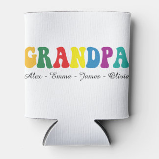 Rafraîchisseur Pour Canette Personalized Grandpa Gift with Grandkids’ Names