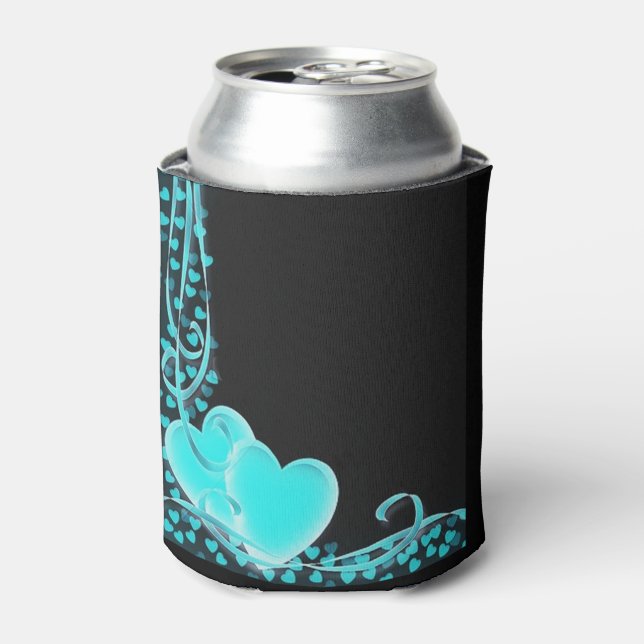 RAFRAÎCHISSEUR  POUR CANETTE PERSONNALISÉ "CAN COOLER" POUR "LOVE" DE VOTRE FIL (Can devant)