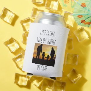 Rafraîchisseur Pour Canette Personnalisé Comme Père Comme fille/fils
