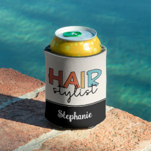 Rafraîchisseur Pour Canette Personnalisé Hair Styliste Retro Coiffeur Cadeau