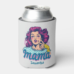 Rafraîchisseur Pour Canette Personnalisé Retro Mama Pop Art (11)