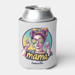 Rafraîchisseur Pour Canette Personnalisé Retro Mama Pop Art (19)