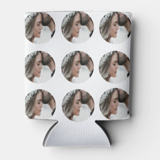 Rafraîchisseur Pour Canette personnalisé simple ajouter circulaire photo colla