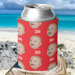 Rafraîchisseur Pour Canette Personnaliser Face 20th 30th 40th 50th Birthday Cr<br><div class="desc">Personnaliser Face 20th 30th 40th 50th Birthday Crew Can Cooler</div>