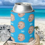 Rafraîchisseur Pour Canette Personnaliser Face 20th 30th 40th 50th Birthday Cr<br><div class="desc">Personnaliser Face 20th 30th 40th 50th Birthday Crew Can Cooler</div>