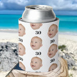 Rafraîchisseur Pour Canette Personnaliser Face 20th 30th 40th 50th Birthday Cr<br><div class="desc">Personnaliser Face 20th 30th 40th 50th Birthday Crew Can Cooler</div>