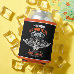 Rafraîchisseur Pour Canette Personnalized Biker Flying