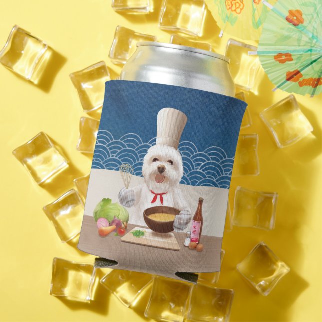 Rafraîchisseur Pour Canette Petit Chien Chef (Été in situ)