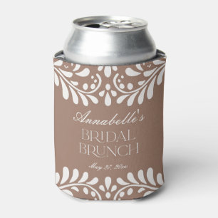 Rafraîchisseur Pour Canette Petit déjeuner de mariage Mocha Brown Talavera Fie