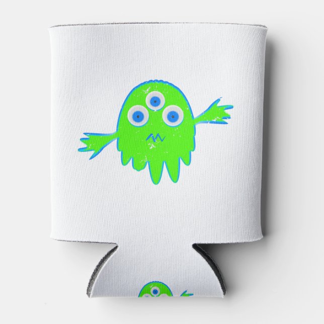 Rafraîchisseur Pour Canette Petit monstre radioactif (Devant)