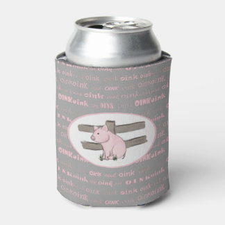 Rafraîchisseur Pour Canette Petit Piglet Rose Peut Se Rafraîchir