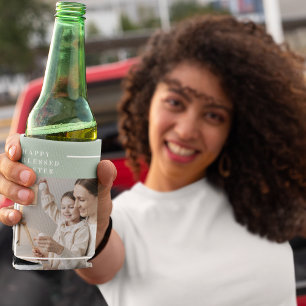 Rafraîchisseur Pour Canette Photo de famille branchée Green Happy Blessé Pâq