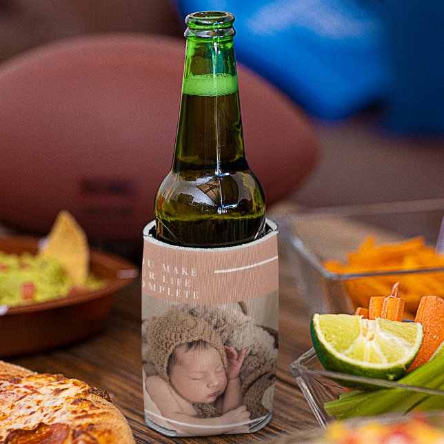 Rafraîchisseur Pour Canette Photo du bébé moderne | You Make My Life Complete  (Créateur téléchargé)