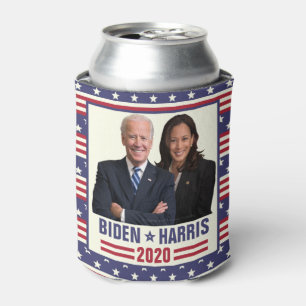 Rafraîchisseur Pour Canette Photo du Président américain Joe Biden Kamala Ha