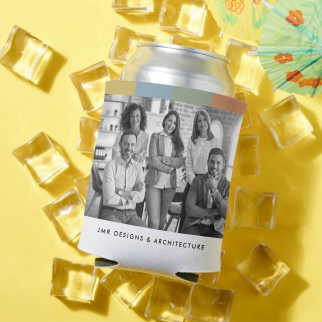 Rafraîchisseur Pour Canette Photo noir et blanc d'entreprise moderne (Été in situ)