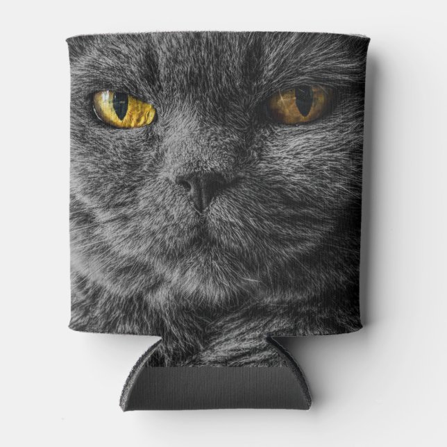 Rafraîchisseur Pour Canette Photo Personalisée Pet Photo Stubby Holder Can Cat (Devant)