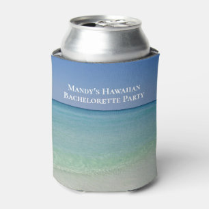 Rafraîchisseur Pour Canette Photographie de plage personnalisée Fête de mari