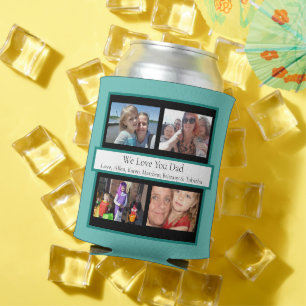 Rafraîchisseur Pour Canette Photos de famille personnalisées Cadeaux pour pa