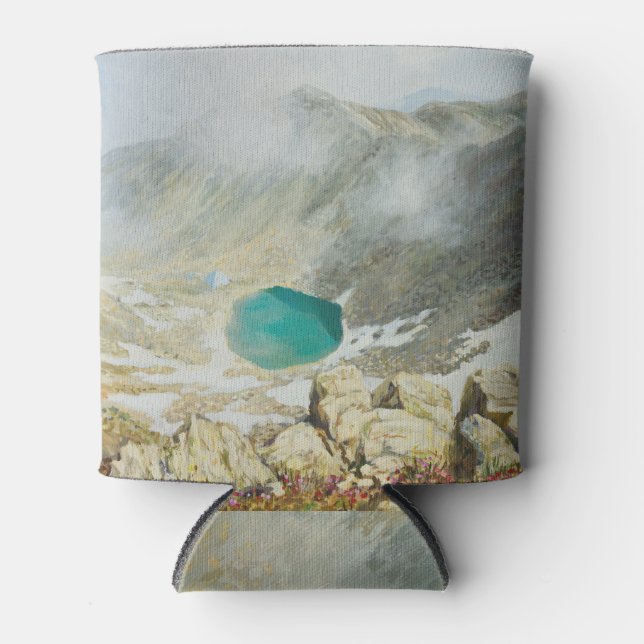 Rafraîchisseur Pour Canette Pic de Musala, peinture à l'huile, Bulgarie. (Devant)