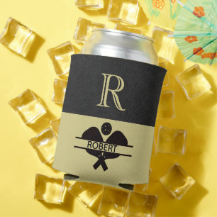 Rafraîchisseur Pour Canette Pickball Guy Personnalisé Monogramme Nom initial