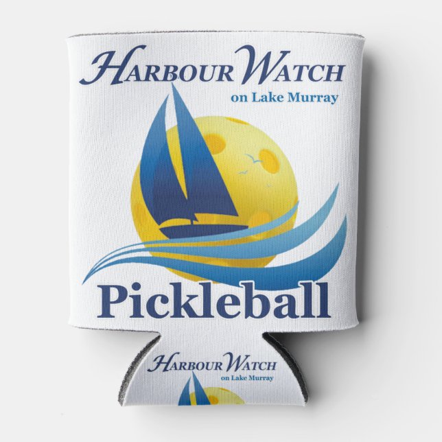 Rafraîchisseur Pour Canette Pickleball & Sailboat Combo Tee - Personnalisez-le (Devant)