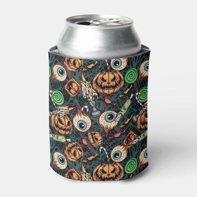 Rafraîchisseur Pour Canette Pièces de corps d'Halloween macabres (Can devant)