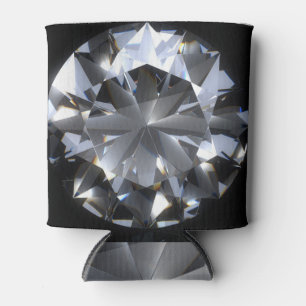 Rafraîchisseur Pour Canette Pierre de diamant : l'espace noir brille.