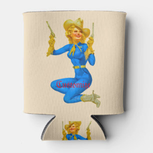 Rafraîchisseur Pour Canette Pin-up de la petite fille Thunder_Cove