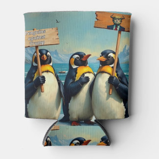 Rafraîchisseur Pour Canette Pingouins contre Trump