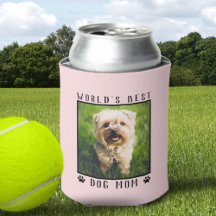 Pink World's Best Chien Maman Empreintes de pattes