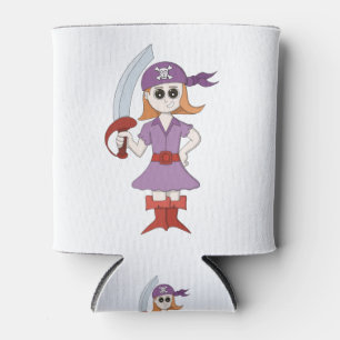 Rafraîchisseur Pour Canette Pirate Girl